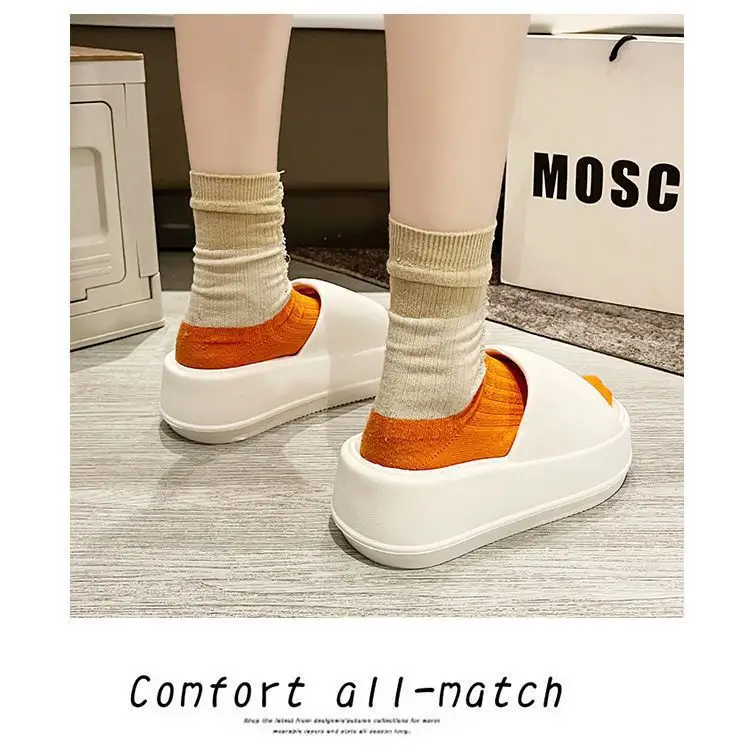 High-Bottom Eva Slippers for Women, Fashionable Home Non-Slip, Anti-Odor Beach Soft Thick-Soled Sandals — feature 29
