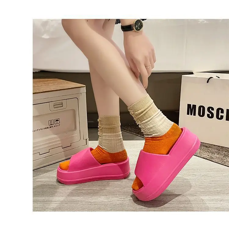 High-Bottom Eva Slippers for Women, Fashionable Home Non-Slip, Anti-Odor Beach Soft Thick-Soled Sandals — feature 36