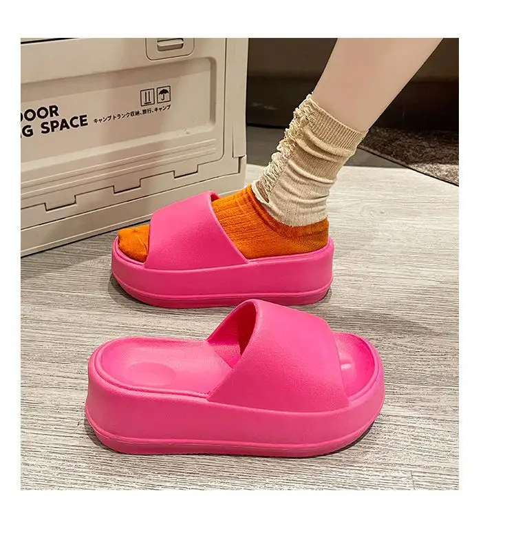 High-Bottom Eva Slippers for Women, Fashionable Home Non-Slip, Anti-Odor Beach Soft Thick-Soled Sandals — feature 38
