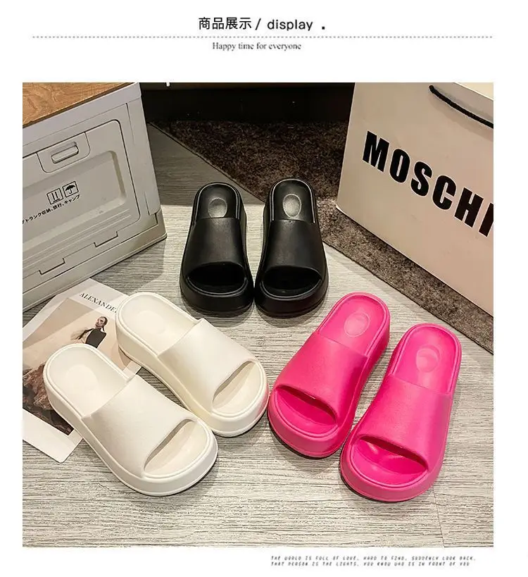 High-Bottom Eva Slippers for Women, Fashionable Home Non-Slip, Anti-Odor Beach Soft Thick-Soled Sandals — feature 39