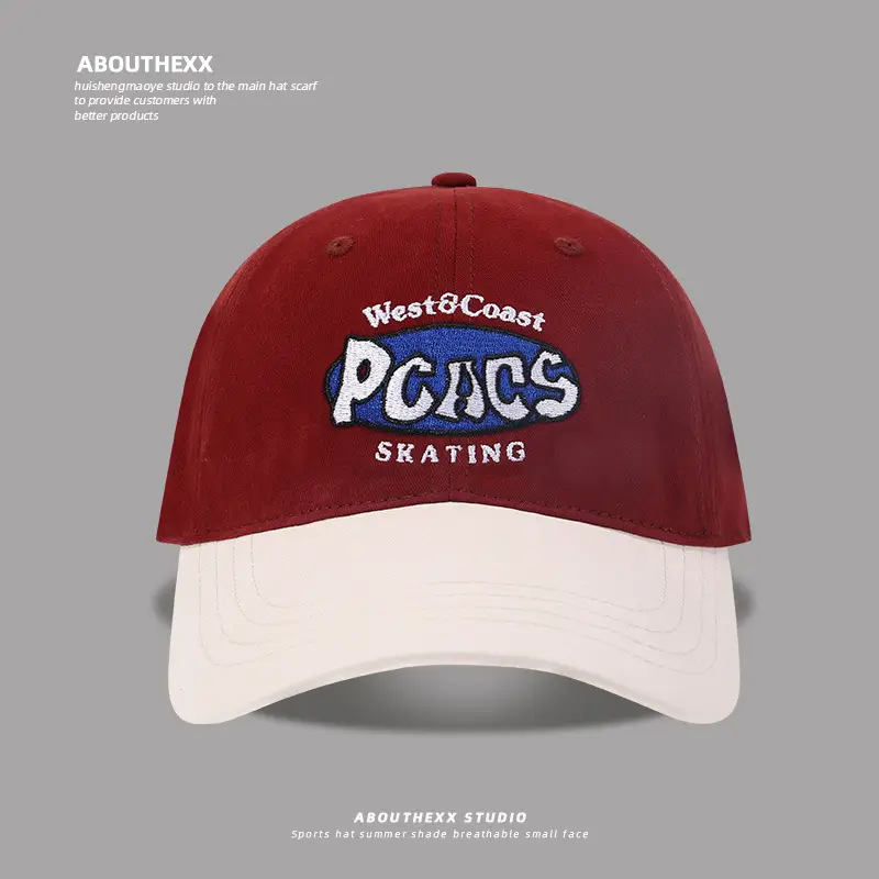 Women Baseball Cap West Coast PCs Skating Brown Black - Image 3