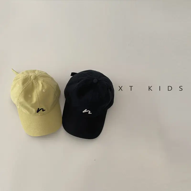 Kids Cap Spring & Autumn Embroidered Korean Sunshade Hat - Image 11