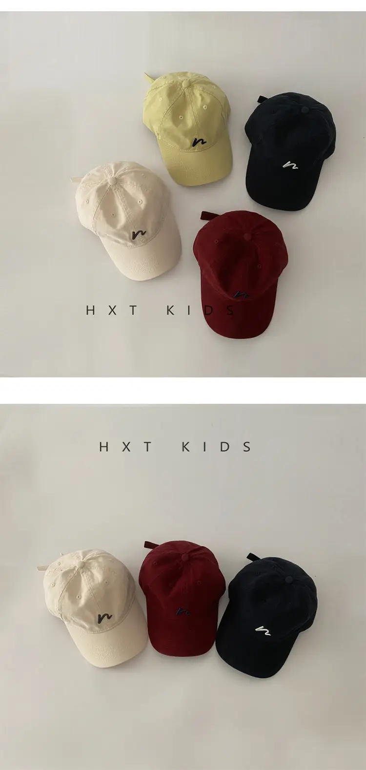 Kids Cap Spring & Autumn Embroidered Korean Sunshade Hat — feature 2
