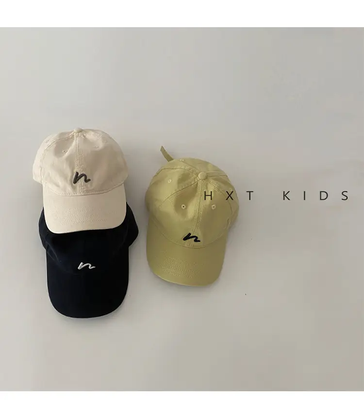 Kids Cap Spring & Autumn Embroidered Korean Sunshade Hat — feature 3