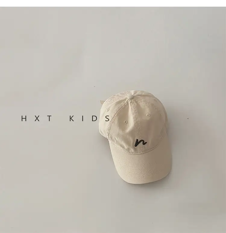 Kids Cap Spring & Autumn Embroidered Korean Sunshade Hat — feature 6