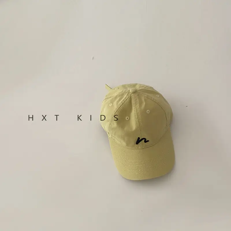 Kids Cap Spring & Autumn Embroidered Korean Sunshade Hat - Image 4