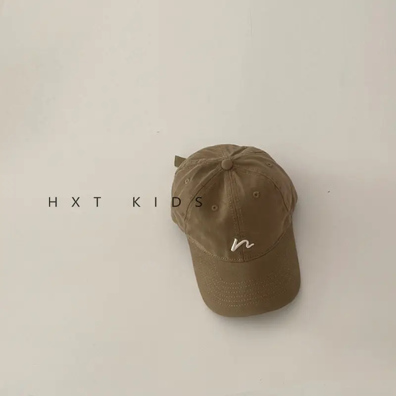 Kids Cap Spring & Autumn Embroidered Korean Sunshade Hat - Image 5