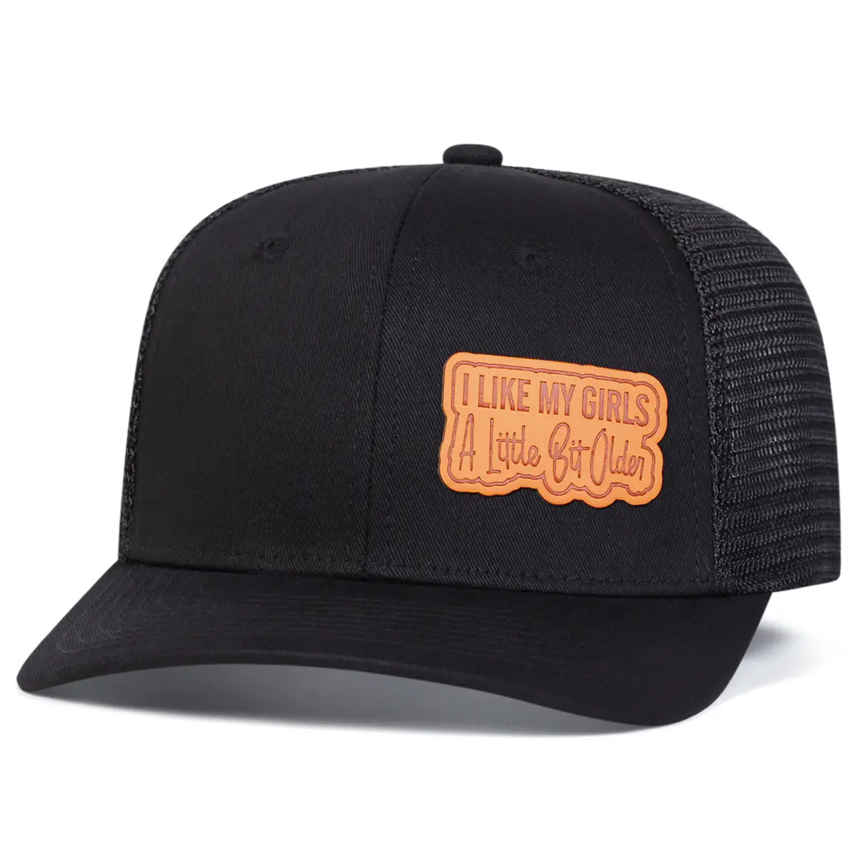 Black Truck Cap with "Like My Girls" Embroidery - Image 8