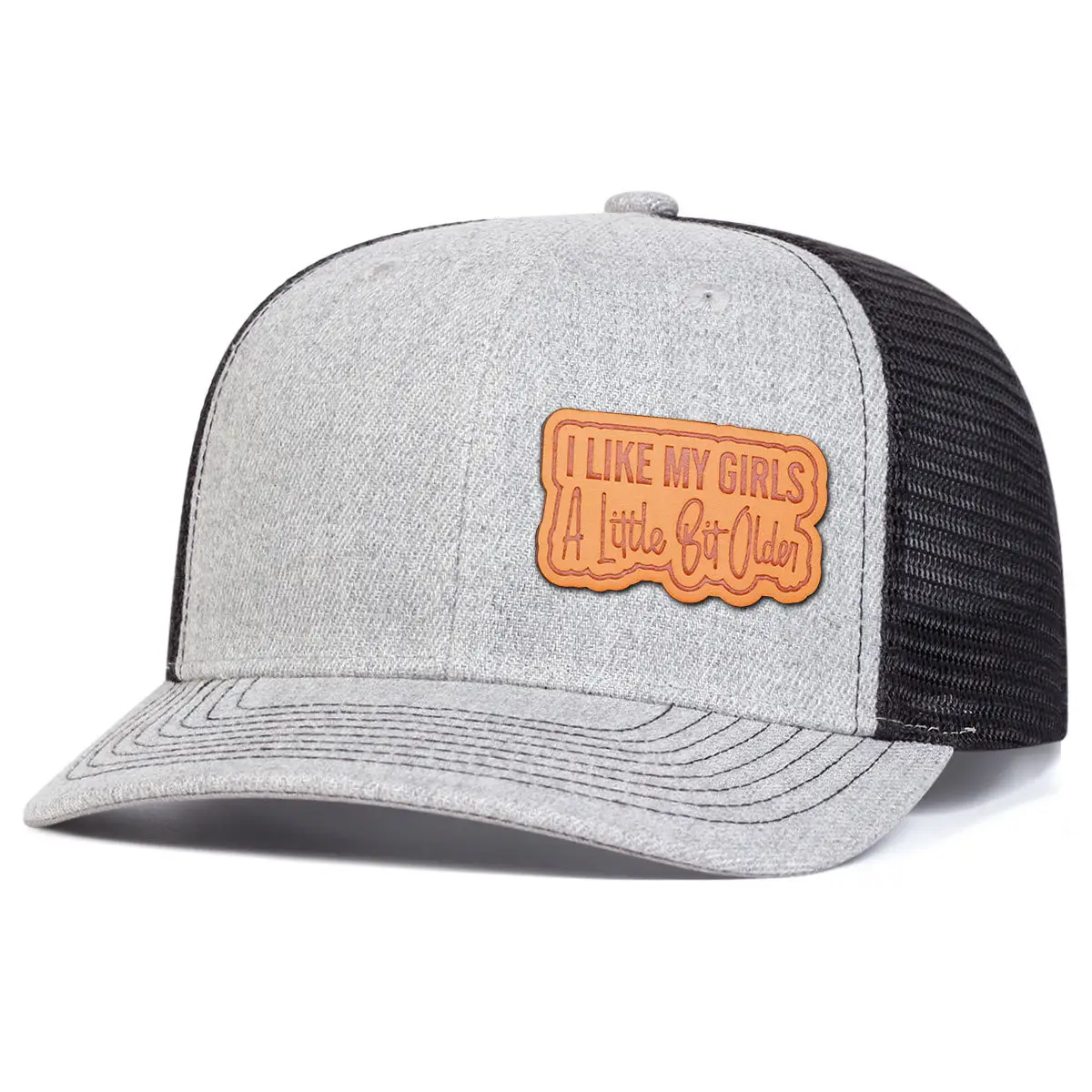 Black Truck Cap with "Like My Girls" Embroidery — feature 3
