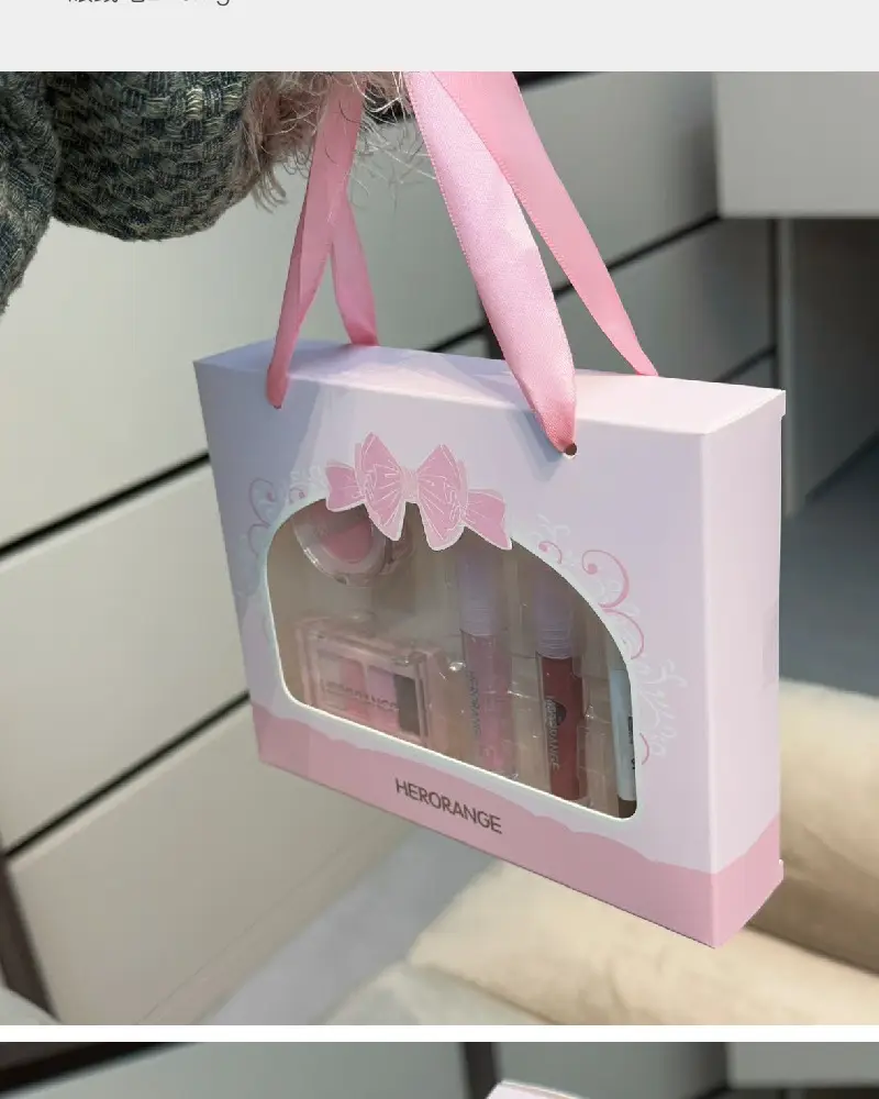Herorange Mini Makeup Set Matte Blush Eyeshadow Palette Lip Glaze Eyeliner — feature 11