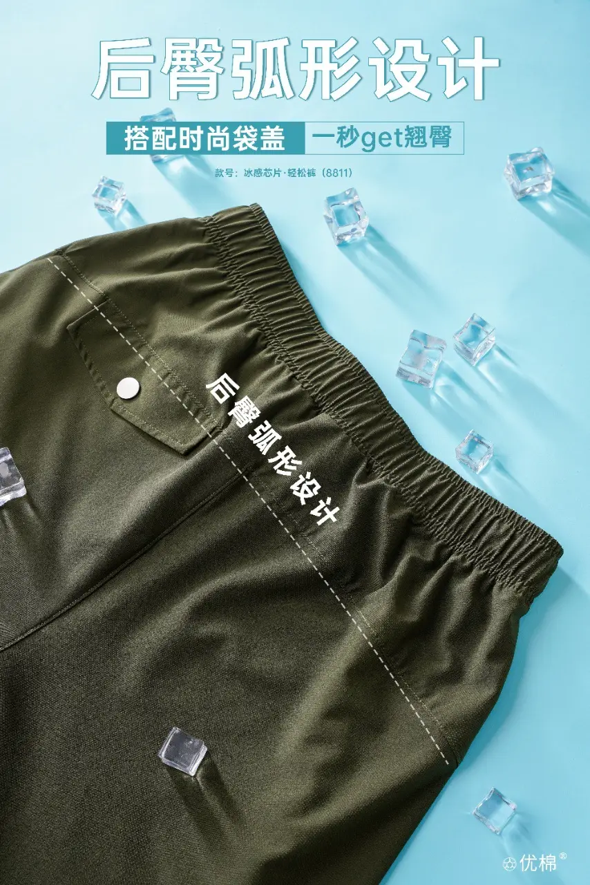 Ice Sense Chip Pants Wide Leg Men Women Summer — feature 12