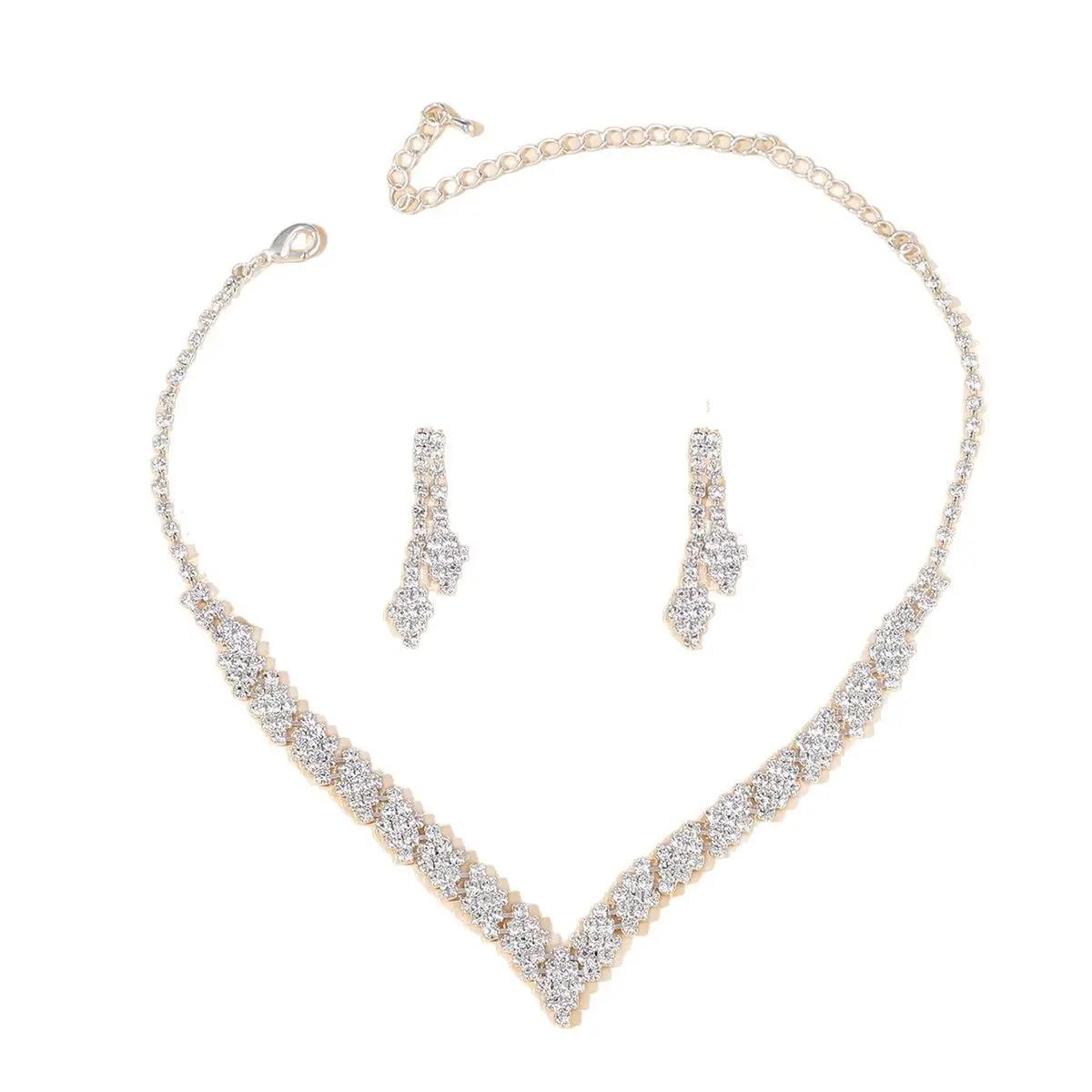 Trendy Geometric Necklace Set for Women Wedding Accessories - Image 6