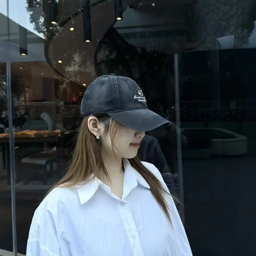 Pink Baseball Cap for Men Women Wide Brim Face - Image 6