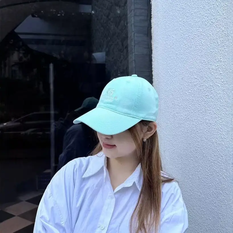 Pink Baseball Cap for Men Women Wide Brim Face - Image 7