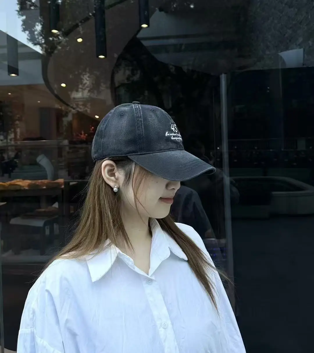 Pink Baseball Cap for Men Women Wide Brim Face — feature 7