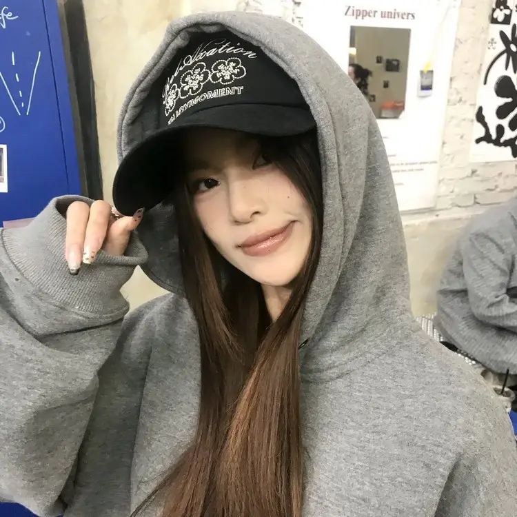 Retro Embroidered Flower Cap Women Spring Summer Casual