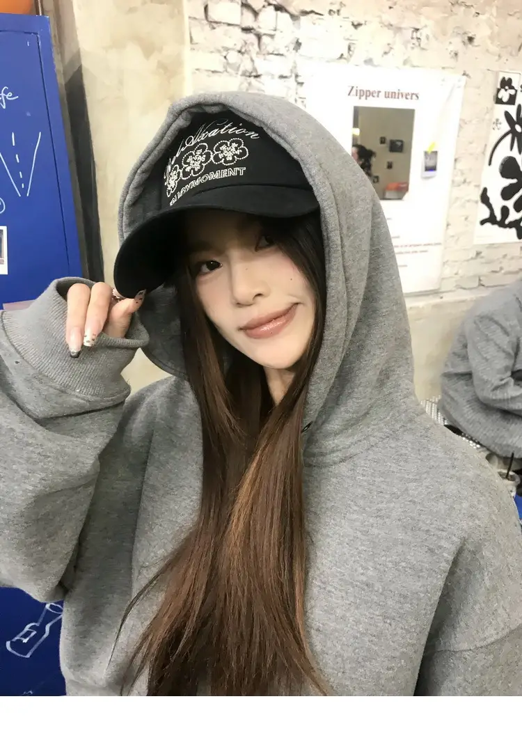 Retro Embroidered Flower Cap Women Spring Summer Casual — feature 4