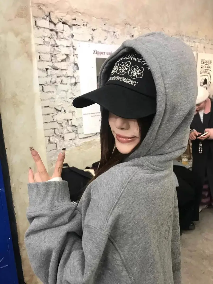 Retro Embroidered Flower Cap Women Spring Summer Casual — feature 5