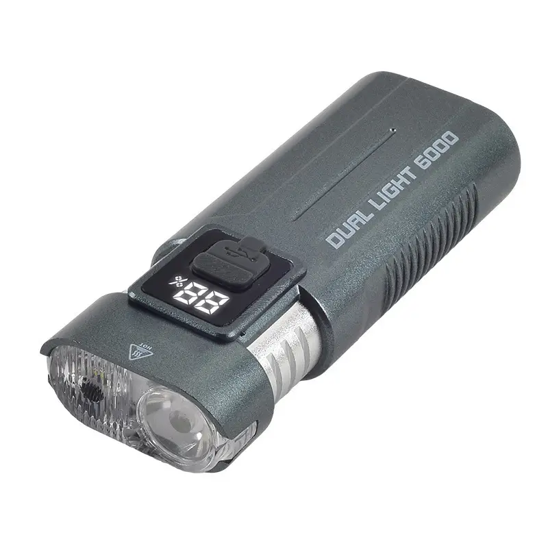 Rechargeable LED Bicycle Night Light Aluminum - Image 2