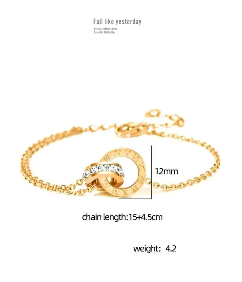 European American Retro Double Ring Set with Full Diamond Pendants — feature 9