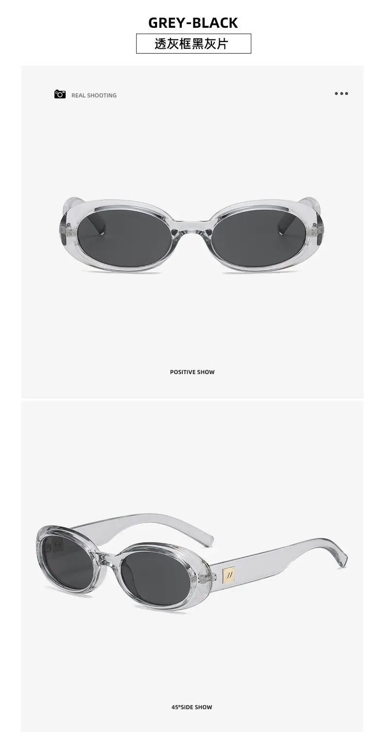 Women's Black Cat Sunglasses UV400 Black Frame — feature 9