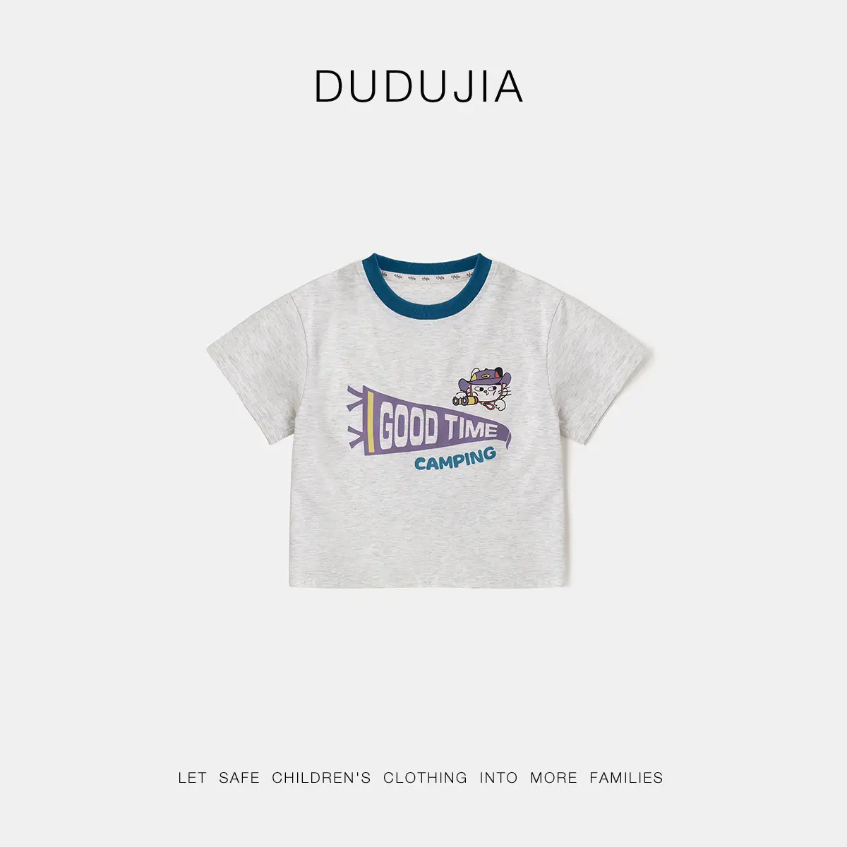 Children's Doodle Time Camping T-Shirt 7A Antibiotic - Image 8