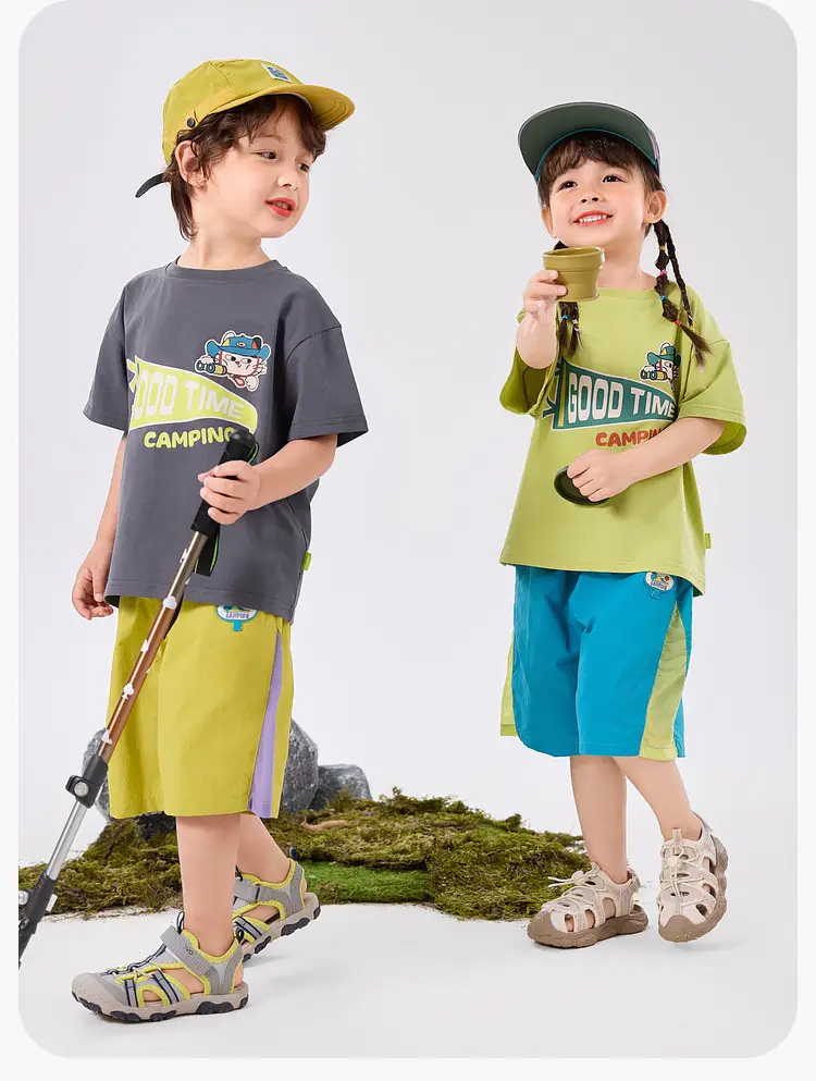 Children's Doodle Time Camping T-Shirt 7A Antibiotic — feature 20
