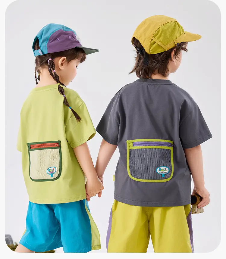 Children's Doodle Time Camping T-Shirt 7A Antibiotic — feature 21