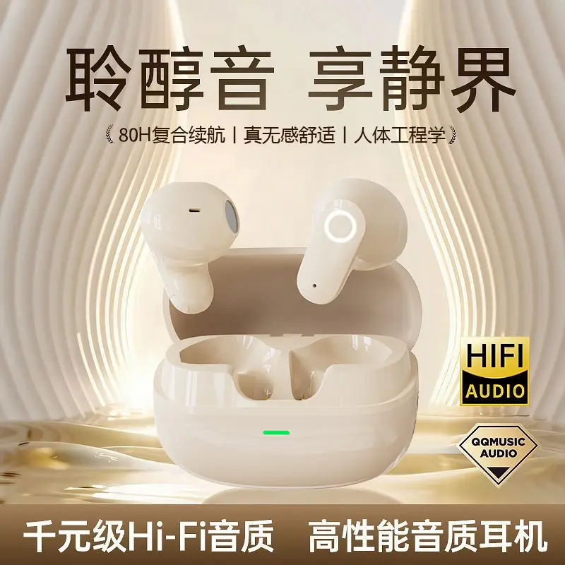 Gh570 Mini Wireless Bluetooth Earphones with Noise Reduction, Ultra-Long Battery Life, Semi-In-Ear, Dual-Ear, Universal for Sports
