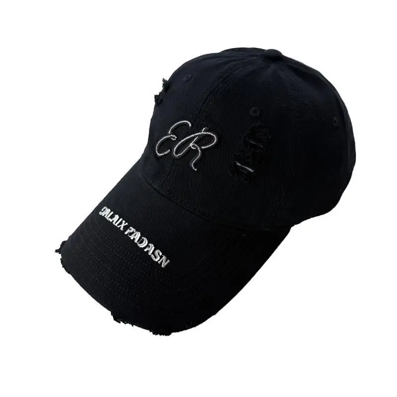 Women's White Embroidered Baseball Cap with BR Design - Image 6