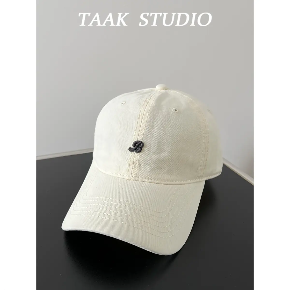 Women's Brown R-Ball Cap Spring Summer Casual All-Match - Image 2