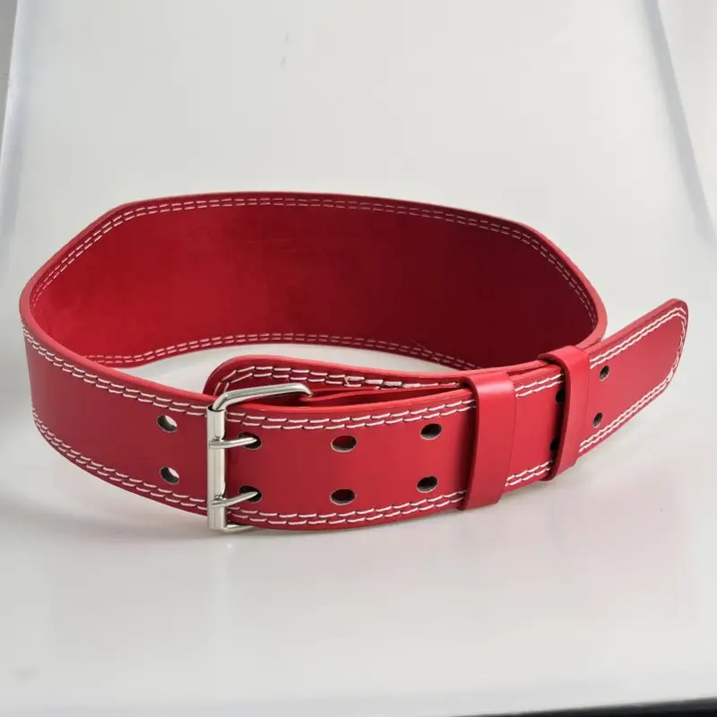 Red Fitness Waist Belt for Squat & Pulls - Image 2