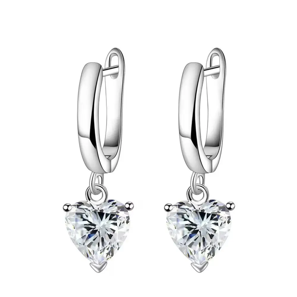 Red Heart Zircon Necklace for Women — feature 8