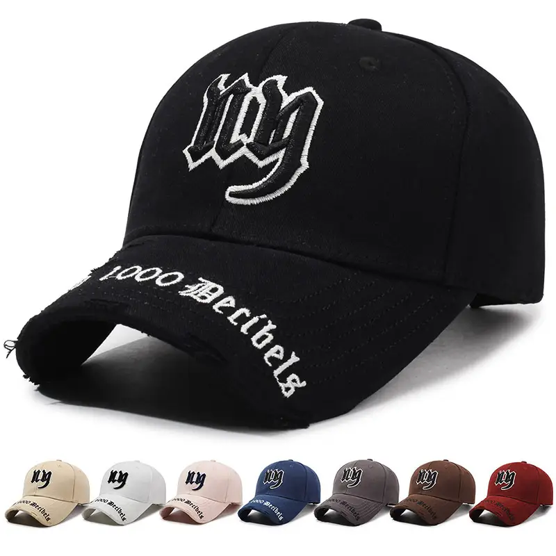 Beige 3D Letter Cap with Broken Hood & Sunshade