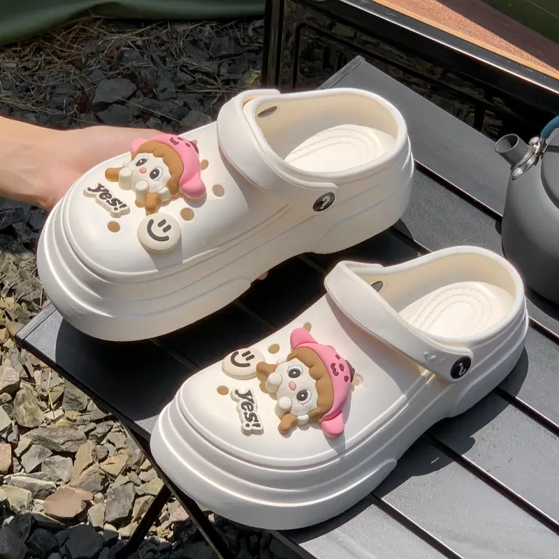 Cave shoes net red explosions foreign trade EVA garden women's shoes non-slip fashion dual-purpose Baotou women's slippers manufacturers wholesale — feature 19