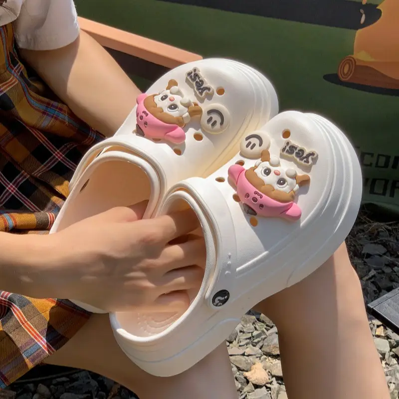 Cave shoes net red explosions foreign trade EVA garden women's shoes non-slip fashion dual-purpose Baotou women's slippers manufacturers wholesale — feature 20