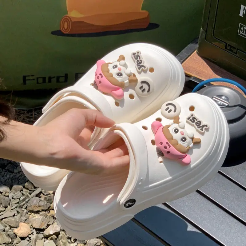 Cave shoes net red explosions foreign trade EVA garden women's shoes non-slip fashion dual-purpose Baotou women's slippers manufacturers wholesale — feature 21
