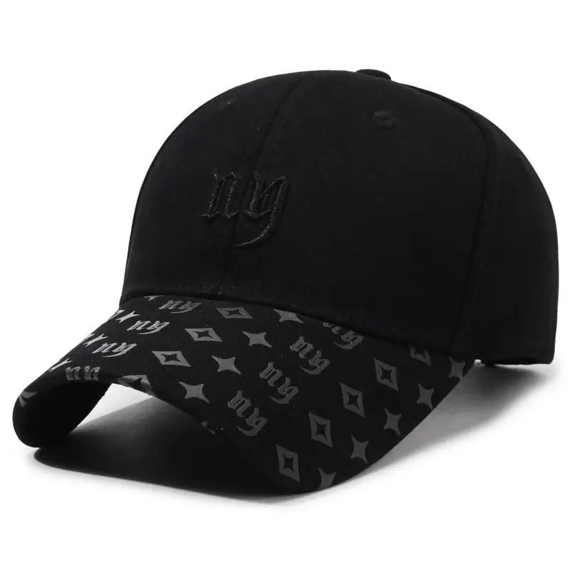 Men Embroidered Cap with LV Logo Beige - Image 14
