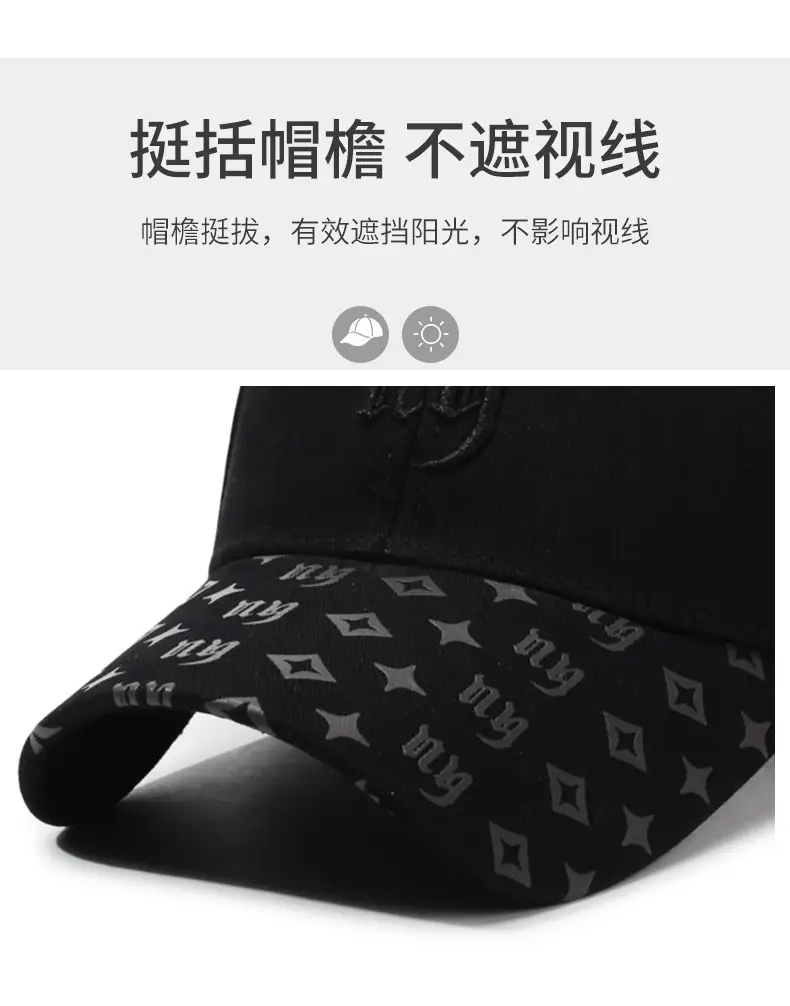 Men Embroidered Cap with LV Logo Beige — feature 2