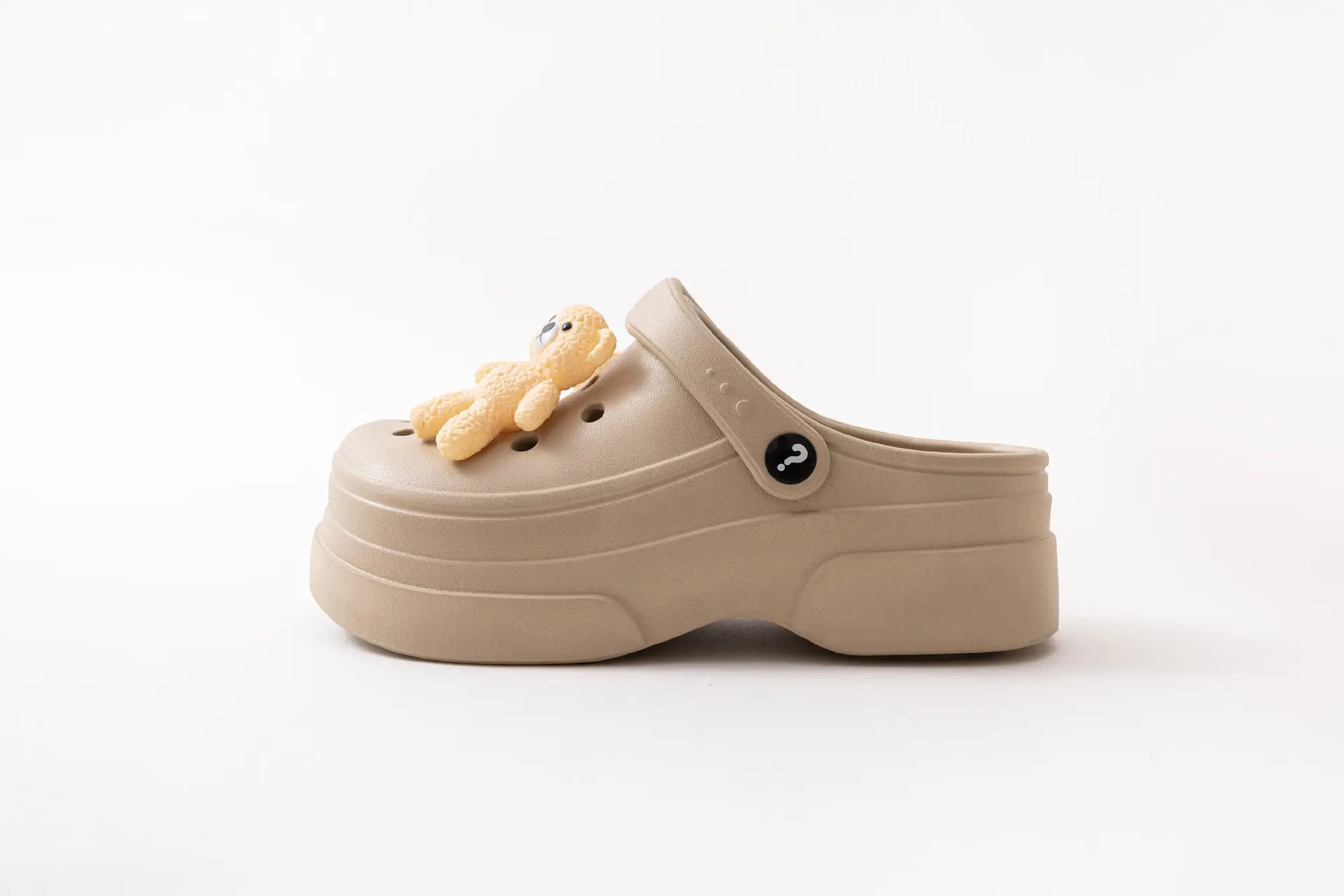 New Ladies Hole Shoes Ultra Light Elastic White — feature 23