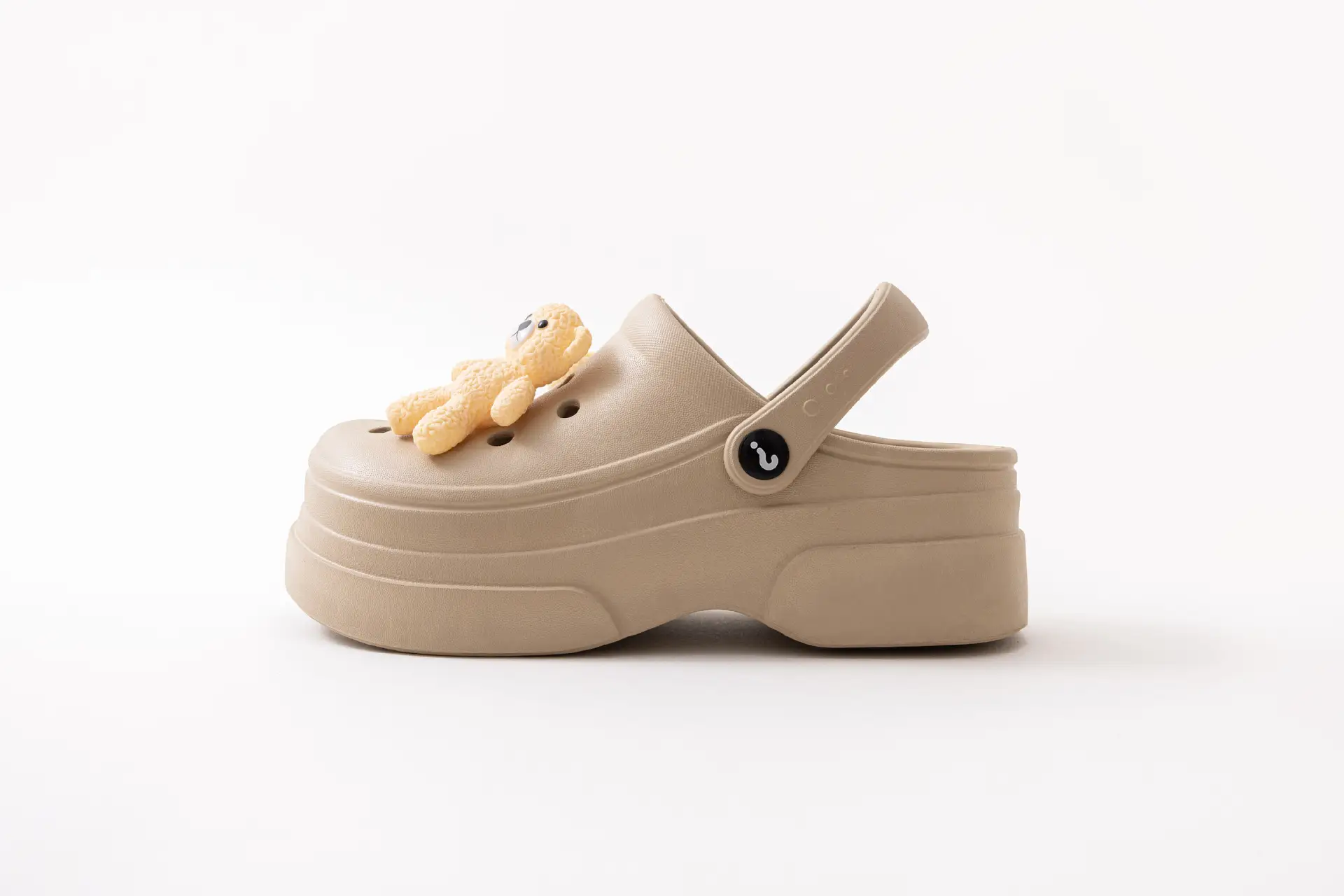 New Ladies Hole Shoes Ultra Light Elastic White — feature 24