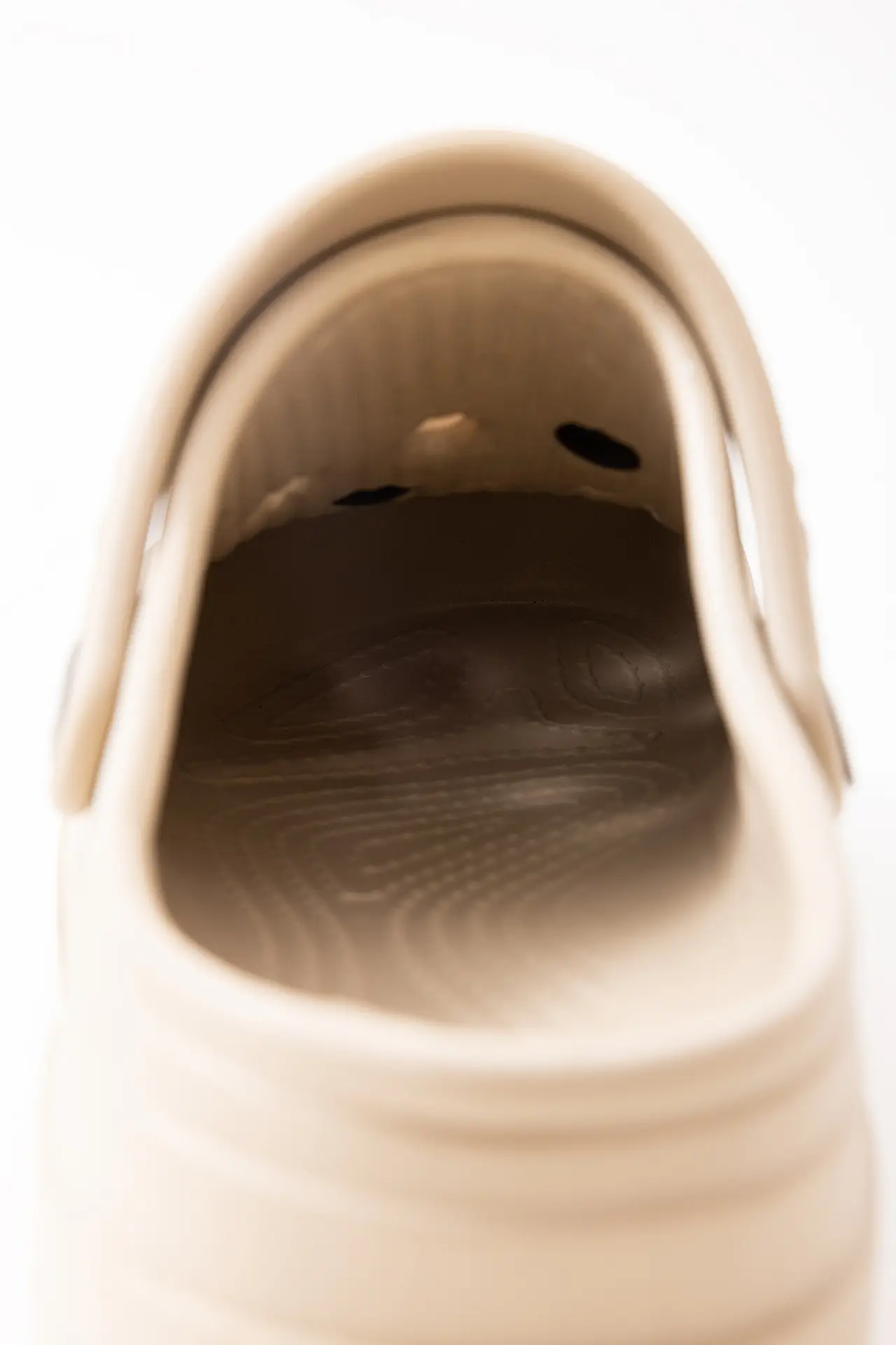New Ladies Hole Shoes Ultra Light Elastic White — feature 31