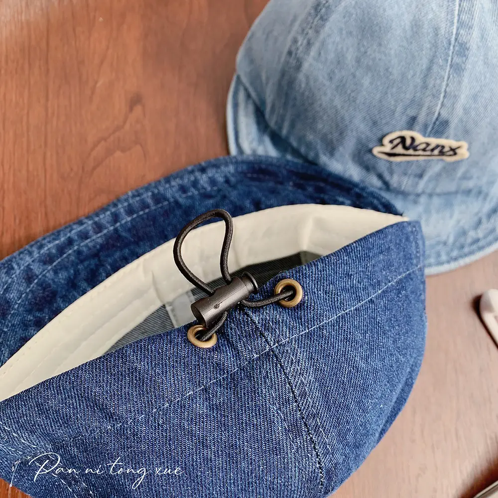 Blue Denim Fisherman Cap for Boys Girls Sunscreen Hat — feature 25