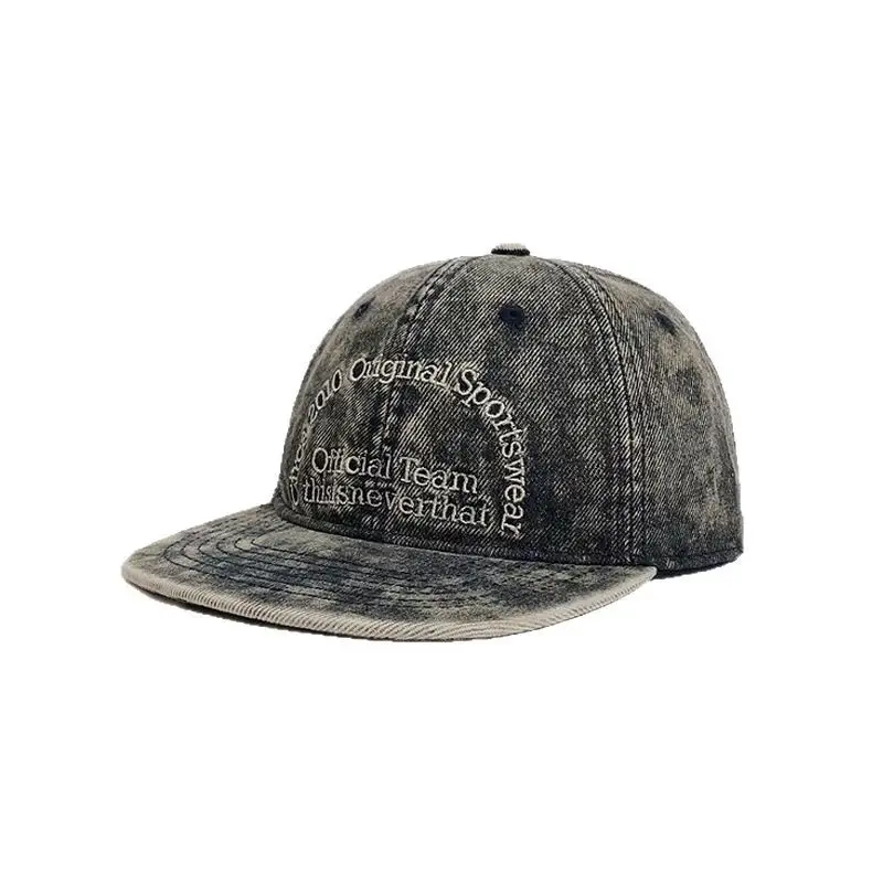 Vintage Washed Denim Hip-hop Cap for Men Women - Image 7