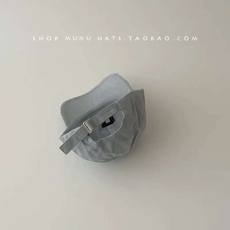 Kids Baseball Cap Grey Korean Western Style — feature 13