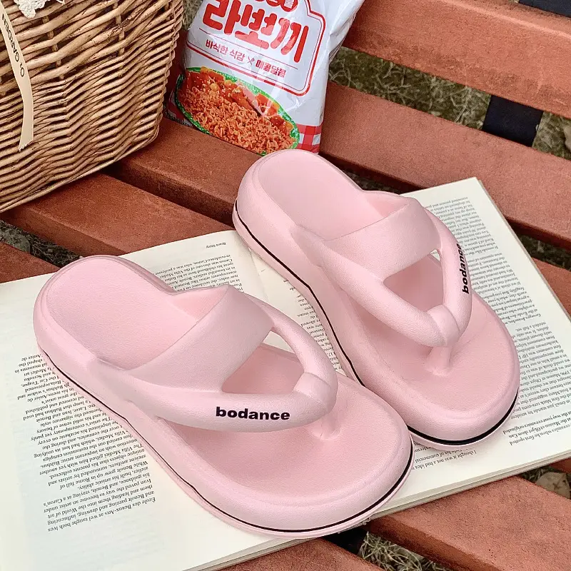 2025 New EVA Flip Flops Women's Summer Home Travel Fashion Beach Thick Slippers for Women - Image 9
