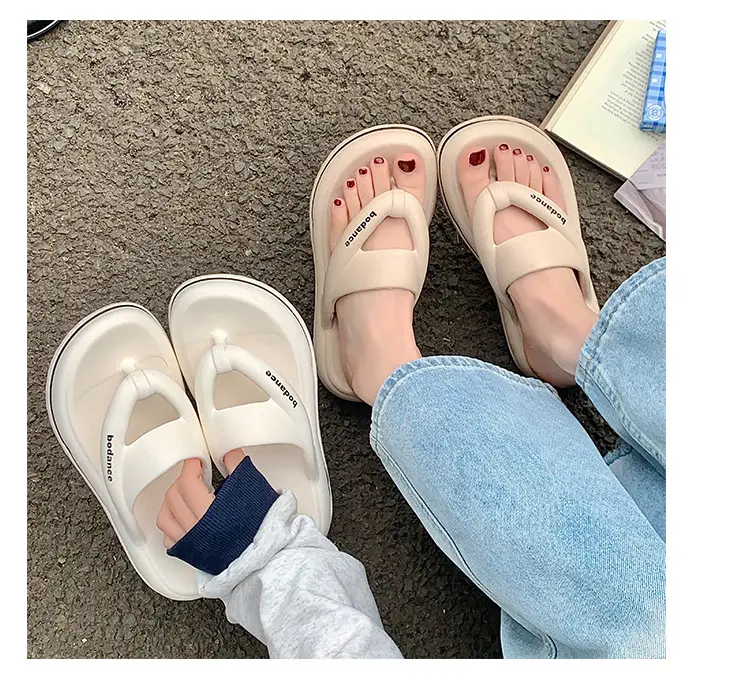 2025 New EVA Flip Flops Women's Summer Home Travel Fashion Beach Thick Slippers for Women — feature 12