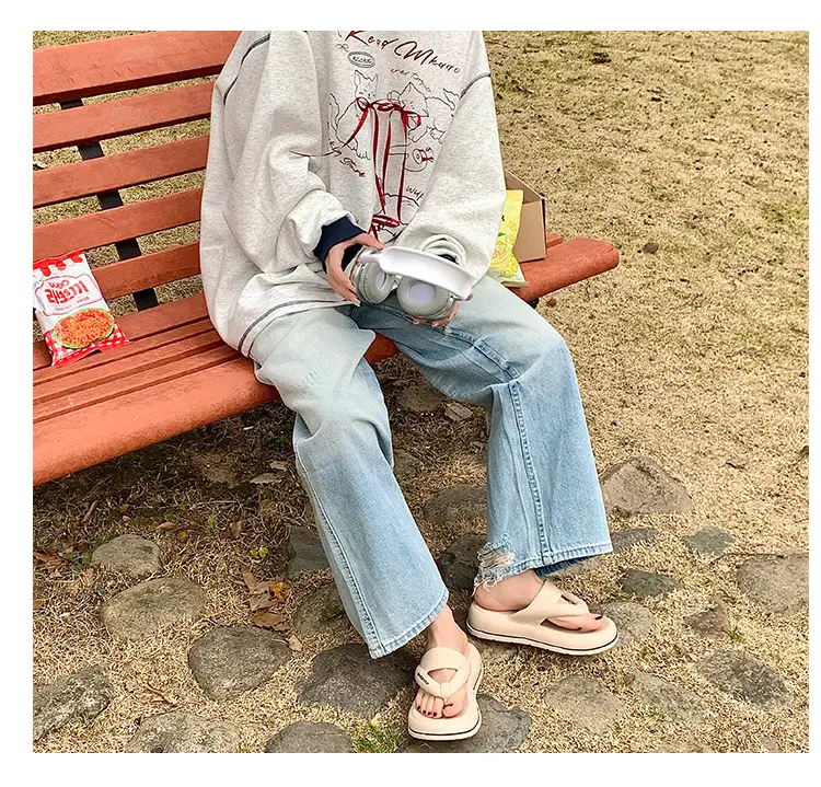 2025 New EVA Flip Flops Women's Summer Home Travel Fashion Beach Thick Slippers for Women — feature 13