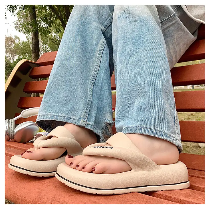 2025 New EVA Flip Flops Women's Summer Home Travel Fashion Beach Thick Slippers for Women — feature 15