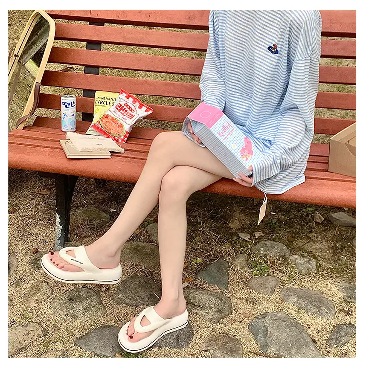 2025 New EVA Flip Flops Women's Summer Home Travel Fashion Beach Thick Slippers for Women — feature 19
